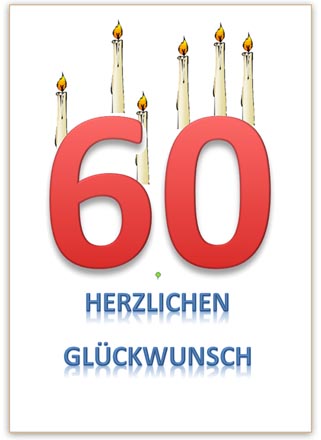 Karte Zum 60 Geburtstag Zum Ausdrucken Kostenlos