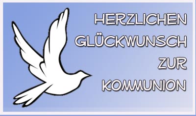 Gl Ckwunschkarte Zur Kommunion Zum Ausdrucken