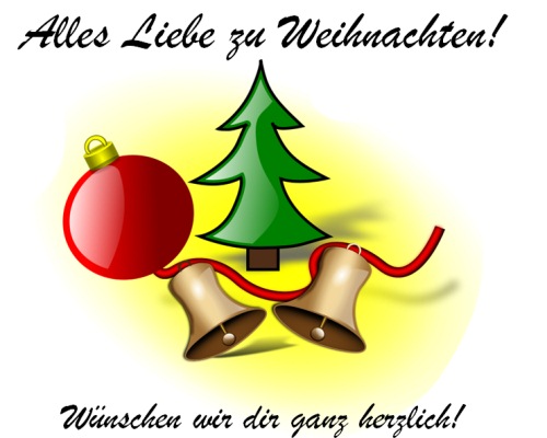 Weihnachtsgrüße Vordruck
