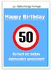 50 Geburtstag Karte Kostenlos