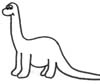 Malbild lustiger Dinosaurier - Dinobild zum Ausmalen