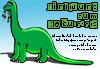 Lustige Einladungskarte Dino zum Kindergeburtstag