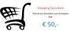 Gutschein zum Shopping über 50 Euro zum Ausdrucken