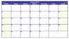 Kalender 2013 Querformat - gratis Kalendervorlage
