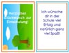 Karte zum Schulanfang zum Ausdrucken