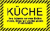 Lustiges Türschild für die Küche zum Ausdrucken