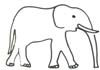 Elefant Malvorlage - kostenlose Ausmalbilder