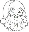 Malvorlage Nikolaus - kostenloses Ausmalbild