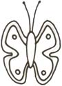Malvorlage Schmetterling - Schmetterling Ausmalbild