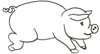 Schwein Malvorlage - Ausmalbild Schwein zum Ausdrucken