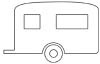 Malvorlage Wohnwagen - Ausmalbild