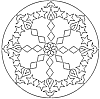 Kostenloses Mandala zum Ausdrucken und Ausmalen