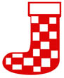 Nikolauskarte als Vorlage f�r Nikolausstiefel