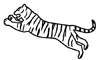 Tiger Malvorlage - Tiger zum Ausdrucken und Ausmalen