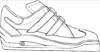 Turnschuhe Malvorlage - Ausmalbild Sneaker