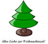 Gru�karte zur Weihnachtszeit Vorlage - Liebe Gr��e