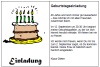 Vorlage witzige Einladung zum 40. Geburtstag