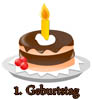 Gl�ckw�nsche zum ersten Geburtstag