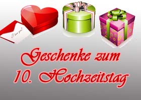 10 hochzeitstag geschenk für ehemann