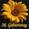 Spr�che zum 26. Geburtstag