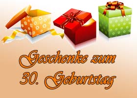 30 Geburtstag Geschenke Geschenkideen Zum 30ten