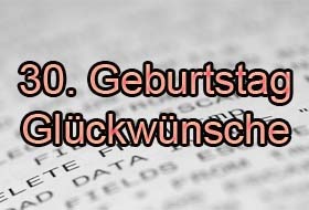 30 glückwünsche zum Beliebte •