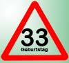 Gl�ckw�nsche 33. Geburtstag