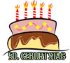 Kurze Geburtstagsgl�ckw�nsche zum 50igsten