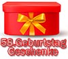 Geschenke zum 58. Geburtstag