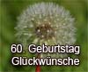 Gratulation zum 60ten