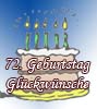 Gl�ckw�nsche zum 72igsten