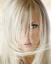 Langhaarfrisuren blond mit Pony