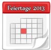 2013 arbeitsfreie Tage