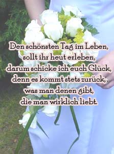 Hochzeit karte gedicht Die besten