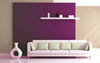 Lila W�nde im Wohnzimmer